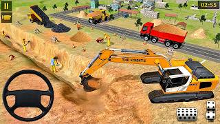 City Park Construction Jcb Excavator Sand Dumping - Android Gameplay