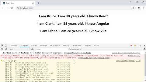 ReactJS Tutorial - 18 - Lists and Keys