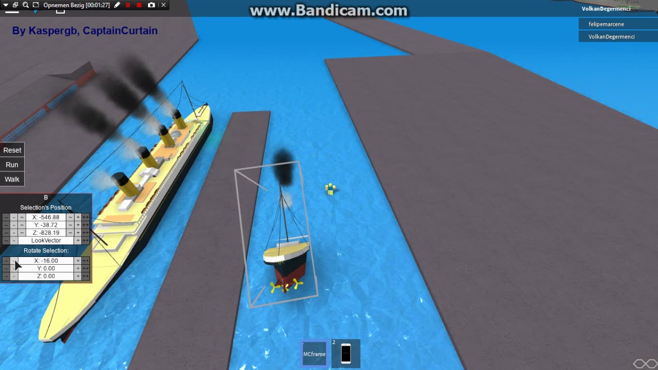 Roblox Titanic Ii Sinking By Carjoe35668 By Craftersven - underwater roblox lego titanic