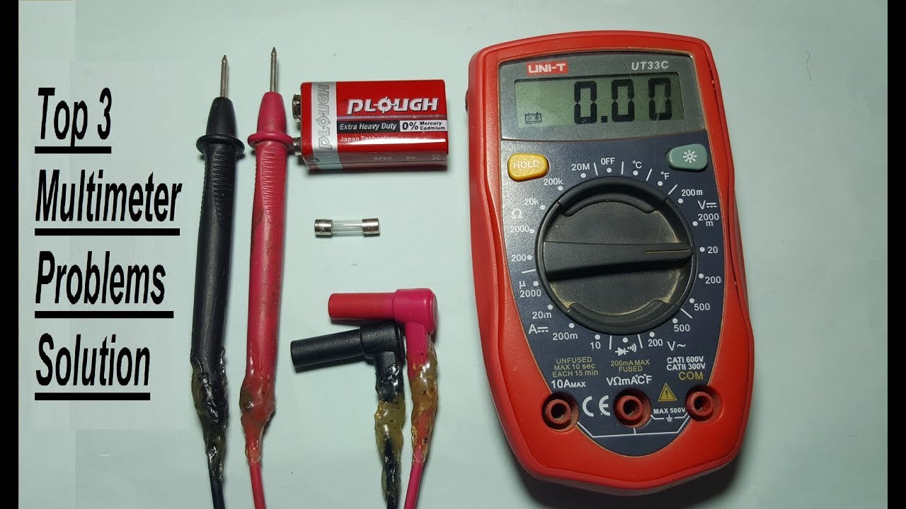 Top 3 Multimeter problems solution YouTube