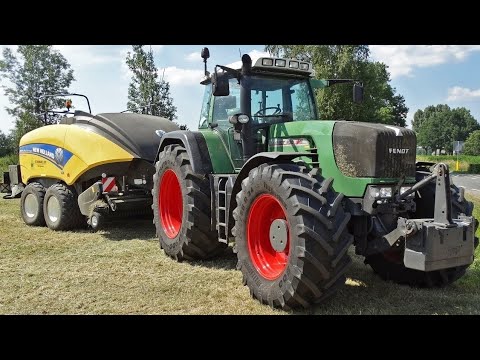 Pressing bales | Fendt 920 Vario + New Holland Bigbaler 1270 Plus | Balen persen | Schimmel | 2018.