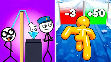 Thief Puzzle 🆚 Tall Man Run 3d New Levels Big New Update Max Walkthrough Android iOS Gameplay leve38