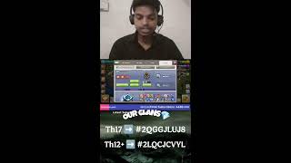 Clash of clans live Farming , base visiting #coclive #clashofclansbasevisiting #coclive #shortslive