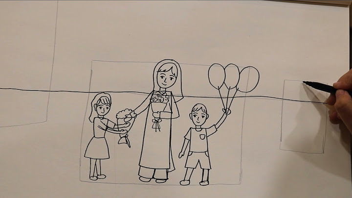 Hướng dẫn vẽ tranh chủ đề 20 11