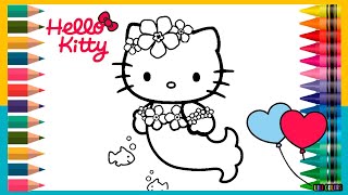 ▷ Desenhos de Hello Kitty para colorir