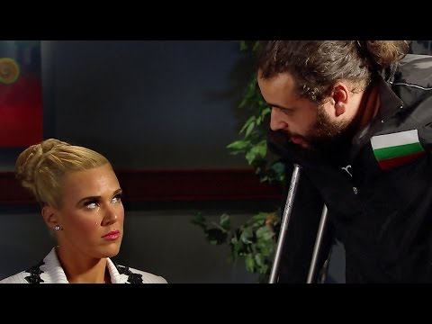 Emotional Rusev Crashes Lana S Interview June 10 2015 