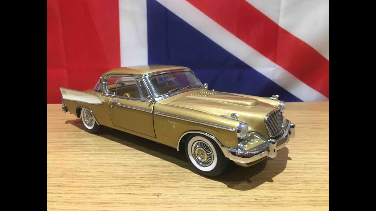 1:18 Signature Models 1958 Studebaker Golden Hawk - YouTube