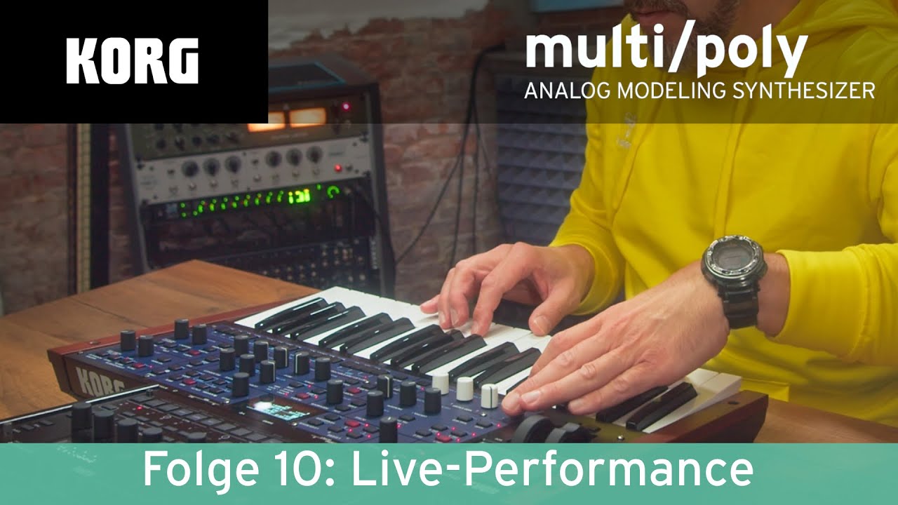 KORG multi/poly Deep Dive – Live Performance