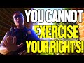 Officers Can't Stop Citizen From Exercising His Rights