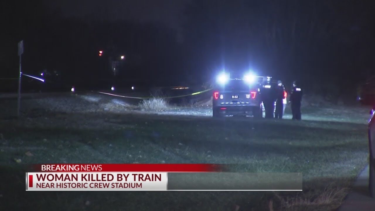 Woman struck by train found dead near Historic Crew Stadium - YouTube