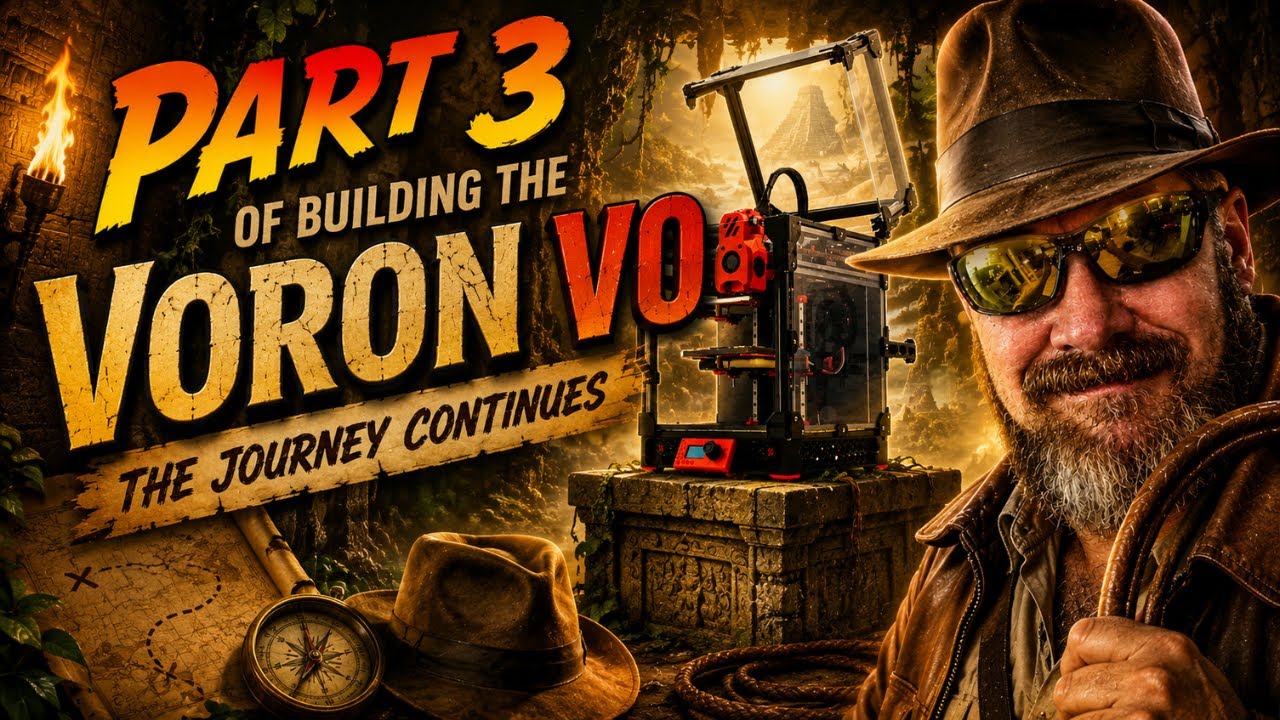 Raiders of the Lost Voron 🏺 | Voron V0 Build Part 3 LIVE
