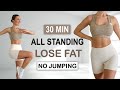 30 min full body fat loss  all standing  no jumping hiit standing abs  no repeat