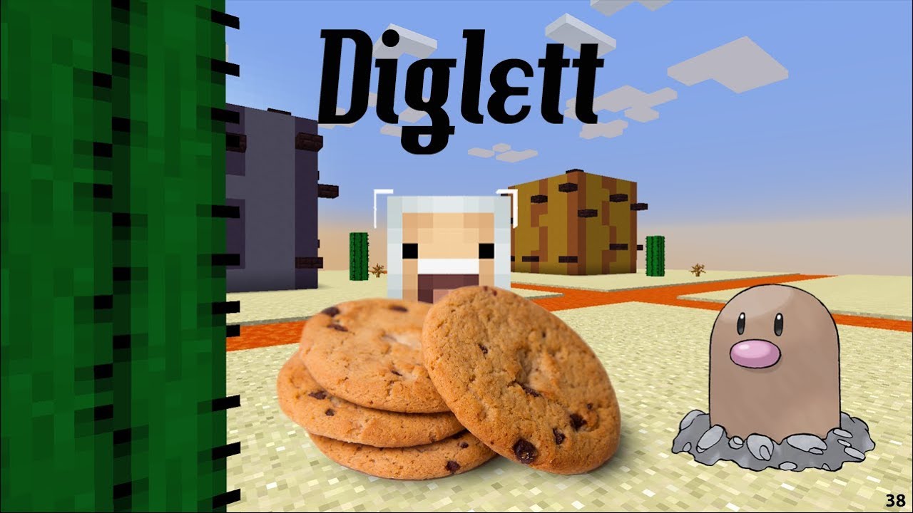 Diglett - Cookie Microbattles Minecraft - YouTube