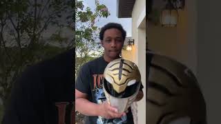 We Made a 3D Printed White Ranger Helmet Mighty Morphing Power Ranger