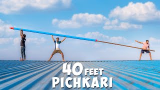 We Made World's Biggest Pichkari For Holi - 40 Feet Long