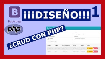 1 | Como crear CRUD PHP con MySQL | Diseño