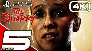THE QUARRY PS5 Gameplay Walkthrough Part 5 FULL GAME (4K 60FPS) No Commentary