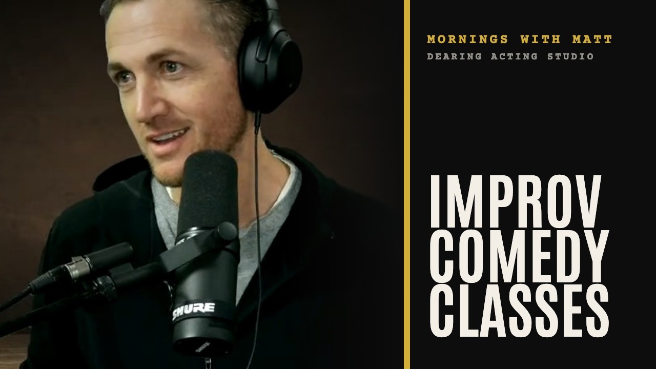 ⁣Dearing Studio Improvisational Comedy Classes: Mornings With Matt