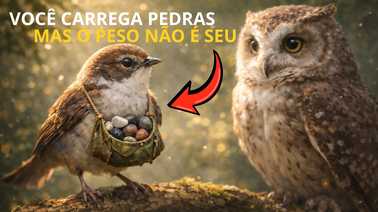 VOCÊ CARREGA PEDRAS, MAS O PESO NÃO É SEU!
