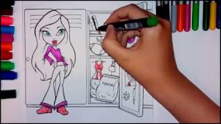 Coloring Page of Bratz Doll Coloring Book Pages for Kids