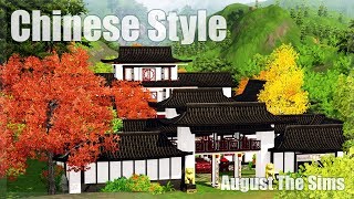 The Sims 3 - Speed Build | Дом в Китайском Стиле