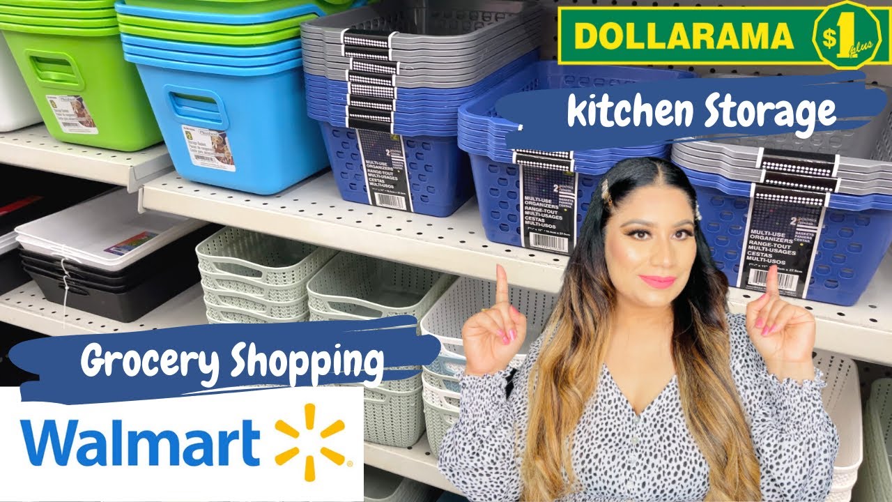 Dollarama Canada Kitchen Organizers | Grocery Shopping With Me | Life ...