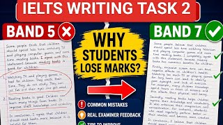 Why Students Get Band 5 in IELTS Writing Task 2 | Why Students Lose Marks ‼️