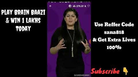 BRAIN BAAZI CHEAT CODE FOR 22TH APRIL AT 9:00 PM | CHEAT CODE | WIN 1 LAKH 💰 | #Brainbaazi