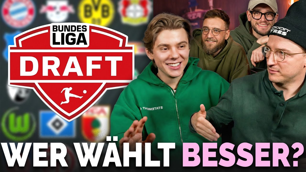Wer von uns ist der beste Manager? Der große BUNDESLIGA DRAFT