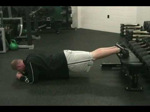 Scap Push-up (elevated on elbows).