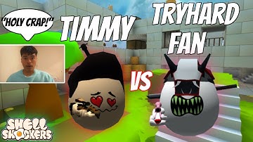 1v1ing a TryHard Fan!!? || Shell Shockers