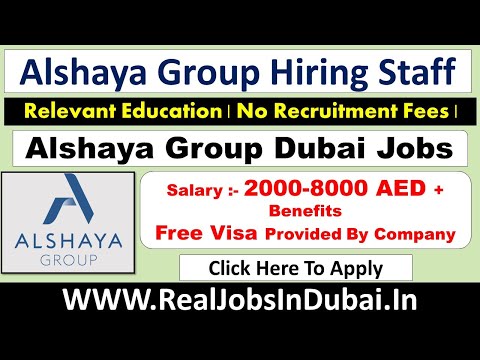 Alshaya Group Hiring Staff In Dubai UAE