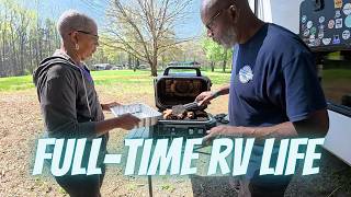 Camping, Cooking & an Unexpected Adventure at the Outlet Mall!