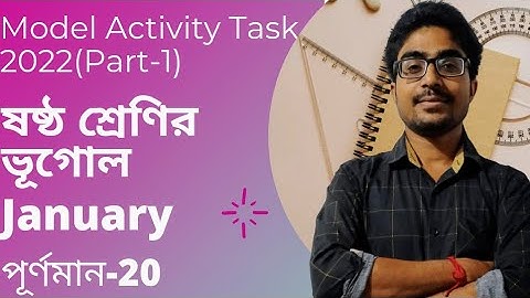 Model Activity Task Class 6 Geography January Part 1 2022 | January Maser Model Activity Task |