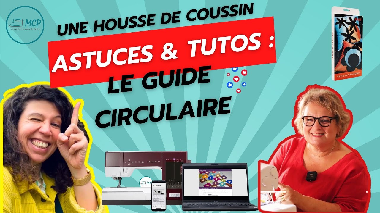 Astuces & tutos réalisation d’une housse de coussin avec la Machine à coudre  PFAFF expression