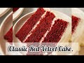 YOUR LOVED ONES WONT STOP ASKING FOR MORE [ SUPER MOIST RED VELVET CAKE#food #cake#viralvideo #fypシ