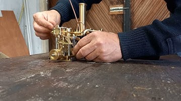 Microcosm steam engine, first run