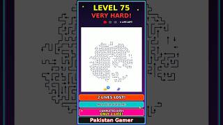 I Lost 2 Lives… But Completed Level 75 With 1 Life! 😱🔥 | Arrow Puzzle #Shorts