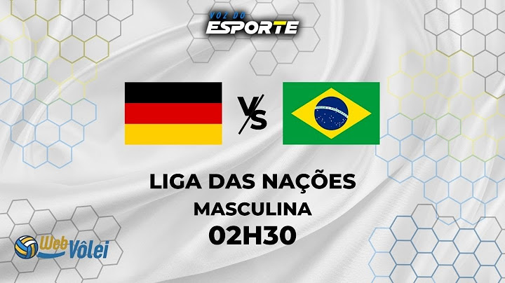AO VIVO | ALEMANHA X BRASIL - LIGA DAS NAÇÕES DE VÔLEI MASCULINA 2025 (20/07) | VNL