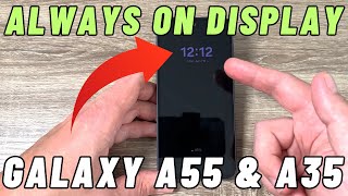 How to Enable/Disable Always on Display on Samsung Galaxy A35 & A55