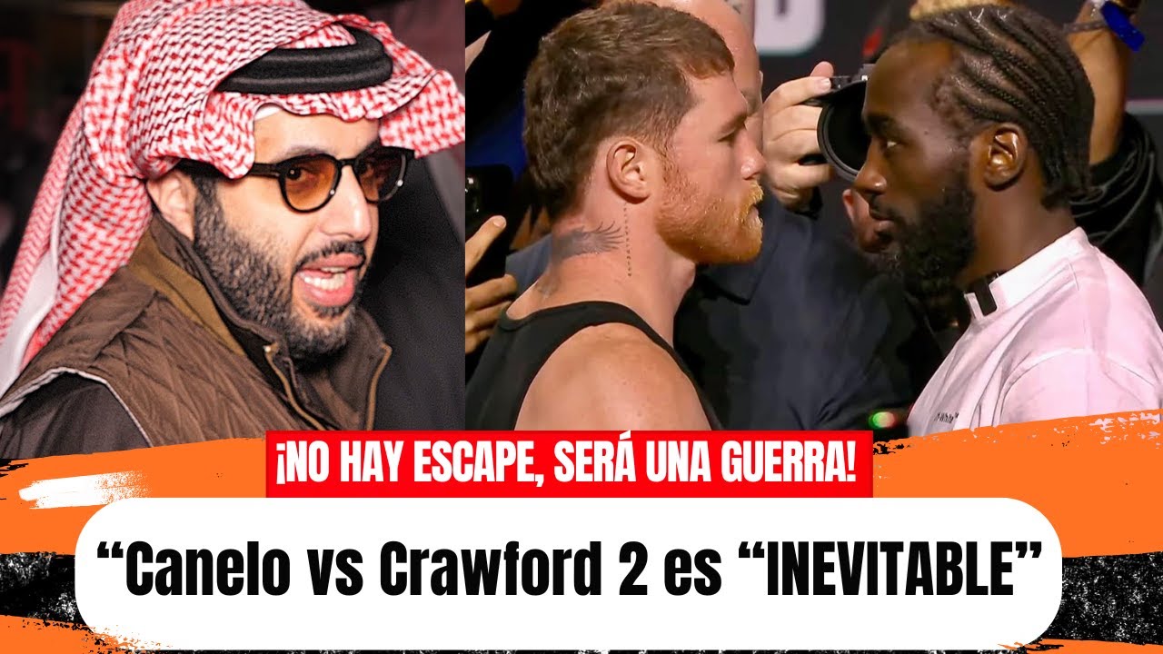 ¡BOMBAZ0!” Turki CONFIRMA que la REVANCHA Canelo vs Crawford es cuestión de tiempo