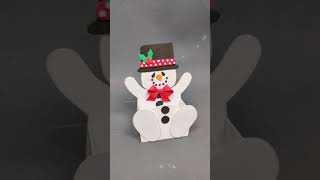 Snowman Gift Box Ideas #diychristmas #diysnowman #diyornaments