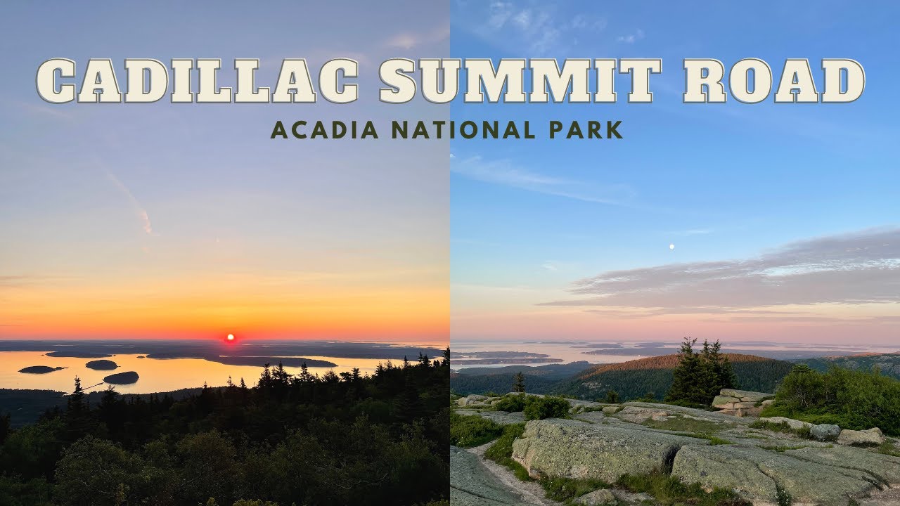 Breathtaking Sunrise ☀️ Cadillac Summit Road Acadia National Park