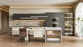 SketchUp + Enscape Kitchen Scene 16 | Render Ready PBR Model + Lighting [Instant Download]