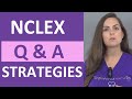 NCLEX Questions and Answers Strategies