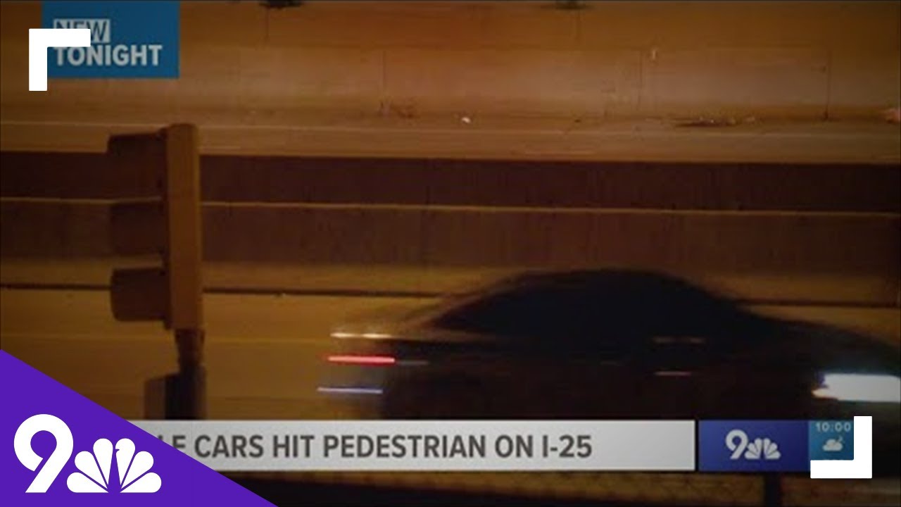 Pedestrian dead after being hit by multiple vehicles on I-25, police ...