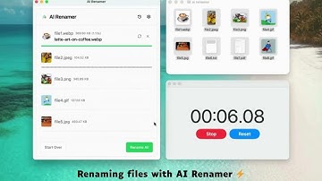Manual File Renaming vs AI Renamer