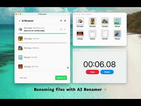 Manual File Renaming vs AI Renamer
