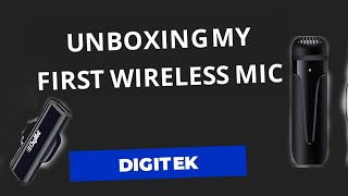 Unboxing Affordable Wireless Mic Digitek Dwm 001 #Unboxing #Microphone #Tech