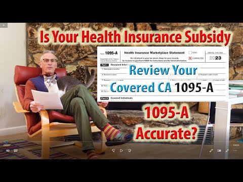 Review Your 1095-A From Covered California For Errors